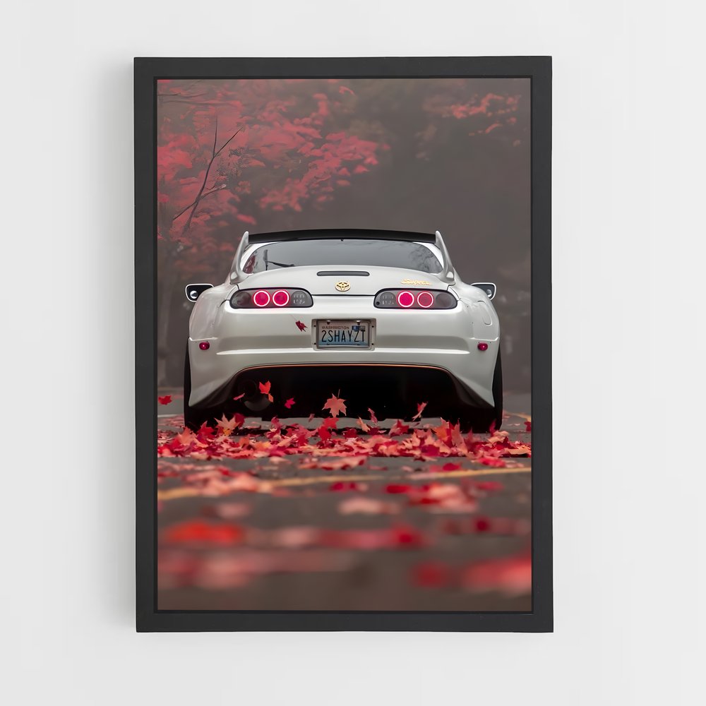 Poster Corvette et Cerisier Rouge – affiche Toyota (vue 2)